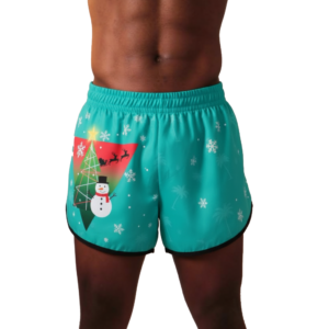 Running shorts male xmas