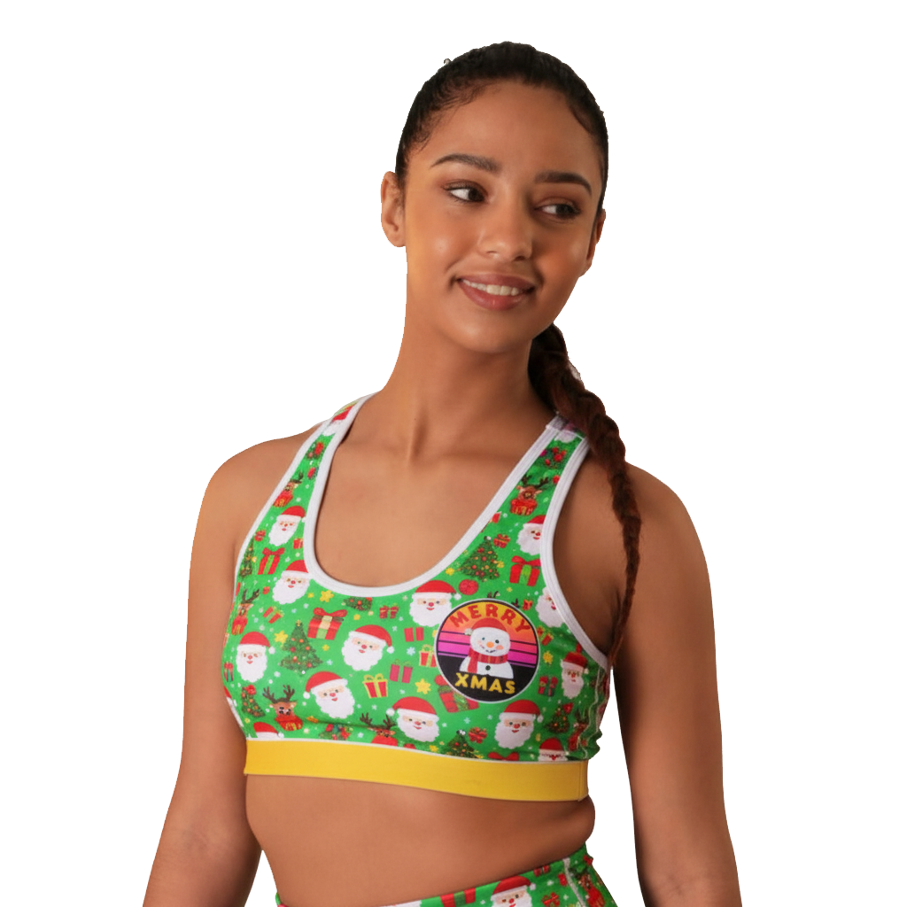 Sports bra xmas