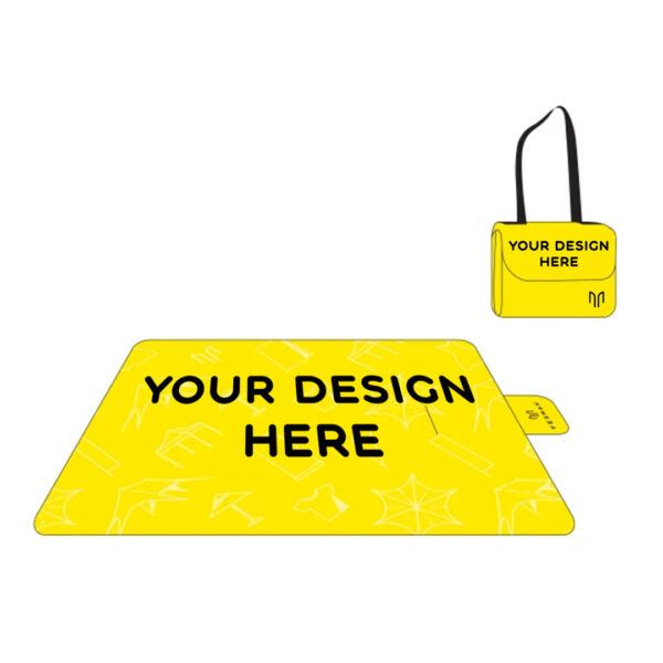 Folding picnic blanket